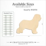Size reference chart for SHOW OLD ENGLISH SHEEPDOG