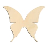 Laser-cut baltic birch silhouette of SIMPLE BUTTERFLY