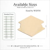 Size reference chart for S'more