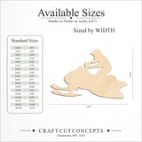 Size reference chart for SNOW MOBILE RIDER