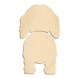 Laser-cut baltic birch silhouette of Irish Water Spaniel