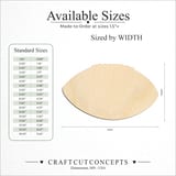 Size reference chart for SPORTS TEXTURED FOOTBALL
