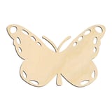 Laser-cut baltic birch silhouette of SPOTTED BUTTERFLY