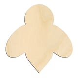 Laser-cut baltic birch silhouette of STANDARD BEE ICON