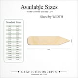 Size reference chart for Pencil Silhouette