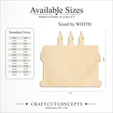 Size reference chart for THREE CANDLE CAKE