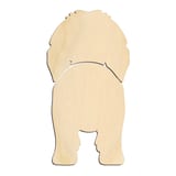 Laser-cut baltic birch silhouette of TIBETAN MASTIFF