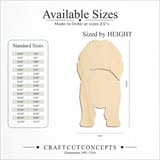 Size reference chart for TIBETAN MASTIFF