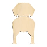 Laser-cut baltic birch silhouette of TIBETAN SPANIEL