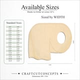 Size reference chart for Toilet Paper Roll