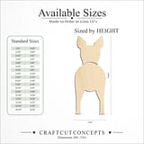 Size reference chart for Toy Fox Terrier