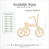 Size reference chart for Tricycle
