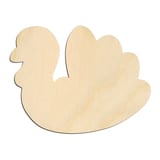 Laser-cut baltic birch silhouette of Turkey Side Silhouette