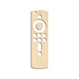 Laser-cut baltic birch silhouette of TV Remote