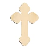 Laser-cut baltic birch silhouette of VICTORIAN CROSS