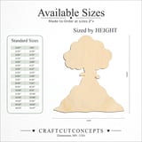 Size reference chart for VOLCANO