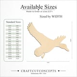 Size reference chart for Flying Duck Silhouette