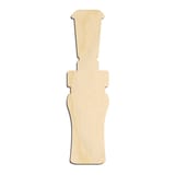 Laser-cut baltic birch silhouette of WATERFOWL DUCK GOOSE CALL