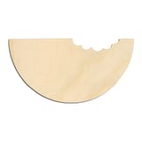 Laser-cut baltic birch silhouette of WATERMELON SLICE BITE