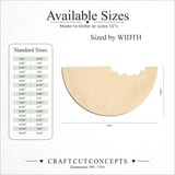 Size reference chart for WATERMELON SLICE BITE