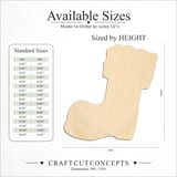 Size reference chart for WINTER SANTA BOOT