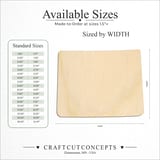 Size reference chart for WYOMING STATE CRAFT VARIANT