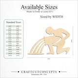 Size reference chart for ZODIAC ACQUARIUS