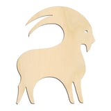 Laser-cut baltic birch silhouette of ZODIAC CAPRICORN