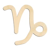 Laser-cut baltic birch silhouette of ZODIAC CAPRICORN SYMBOL