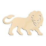 Laser-cut baltic birch silhouette of ZODIAC LEO
