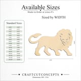 Size reference chart for ZODIAC LEO