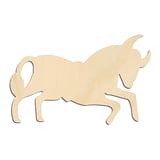 Laser-cut baltic birch silhouette of ZODIAC TAURUS