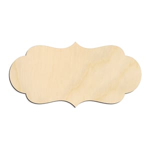 Curved Wide Plaque Sign