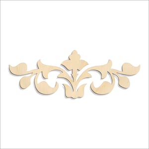 Decorative Floral Scroll Border