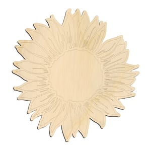 Engraved Sunflower