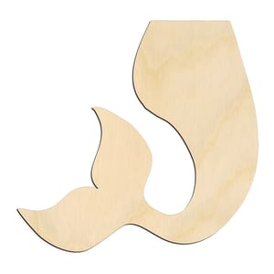 Curved Mermaid Tail