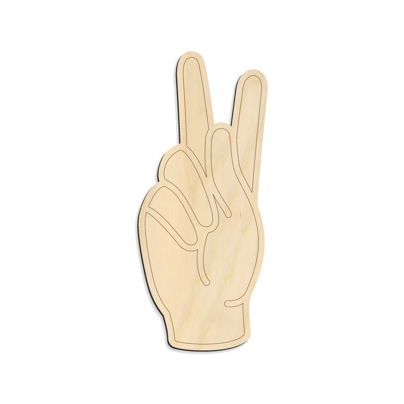 Laser-cut baltic birch silhouette