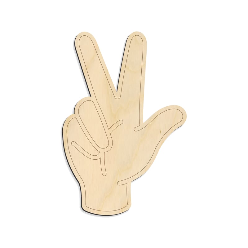 Laser-cut baltic birch silhouette