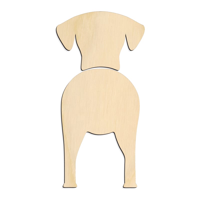 Laser-cut baltic birch silhouette of AZAWAKHS