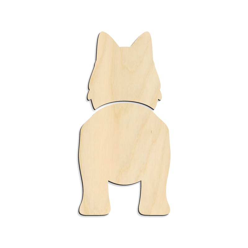 Laser-cut baltic birch silhouette of BERGER PICARDS