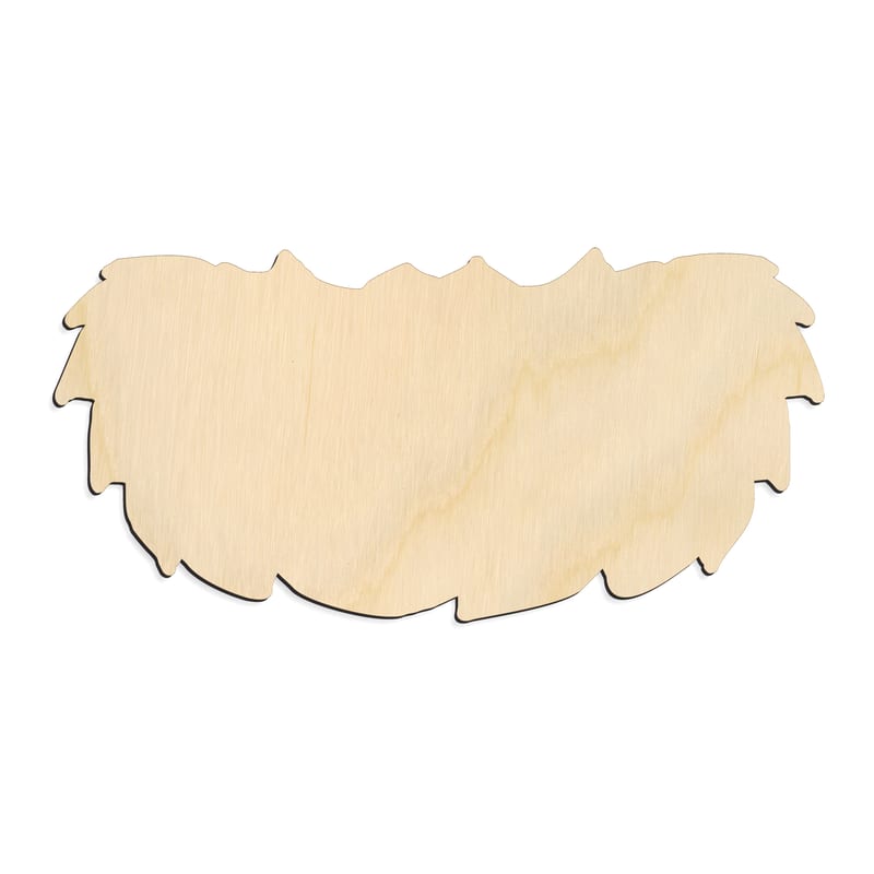 Laser-cut baltic birch silhouette of BIRD NEST