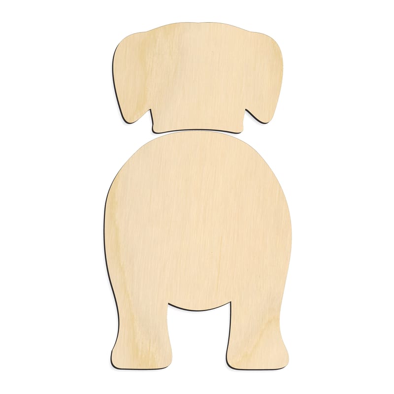 Laser-cut baltic birch silhouette of CHINOOKS