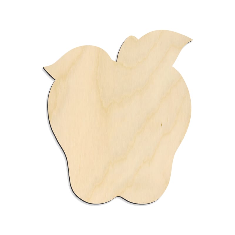 Laser-cut baltic birch silhouette