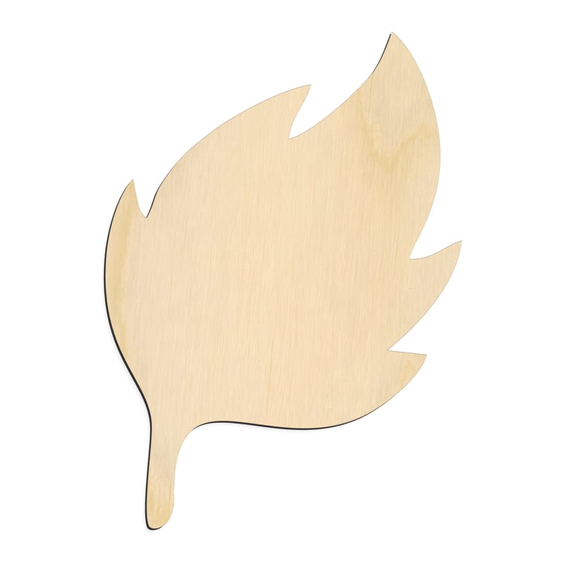 Laser-cut baltic birch silhouette of EARTH ELEMENT
