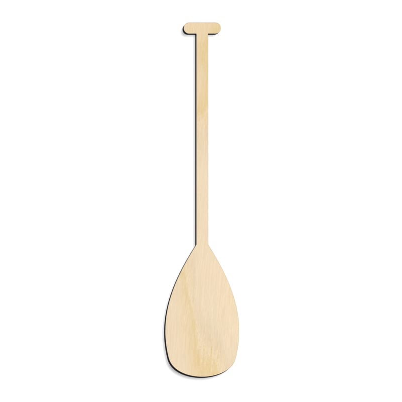 Laser-cut baltic birch silhouette of HAWAIIAN CANOE OAR