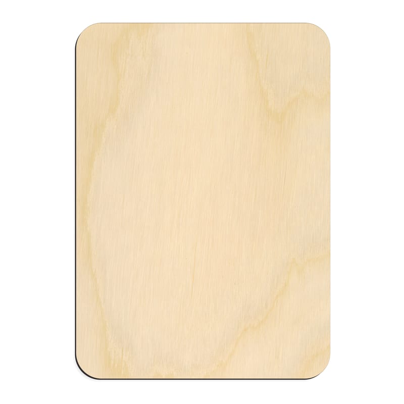 Laser-cut baltic birch silhouette of PLAYING CARDS DECK
