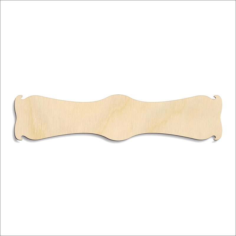 Laser-cut baltic birch silhouette of STREET SIGN