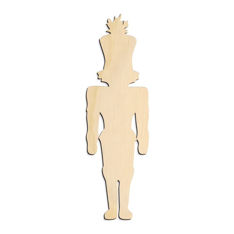 Laser-cut baltic birch silhouette of THE NUTCRACKER