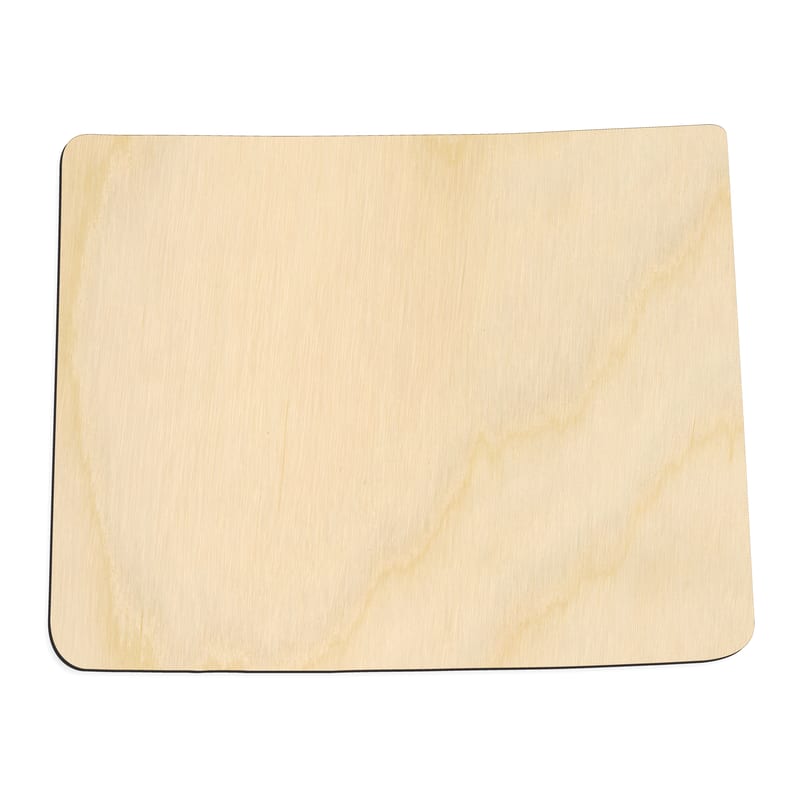 Laser-cut baltic birch silhouette of WYOMING STATE CRAFT VARIANT