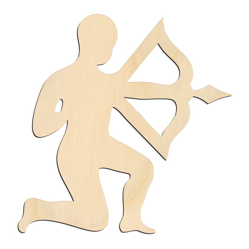 Laser-cut baltic birch silhouette of ZODIAC SAGITTARIUS